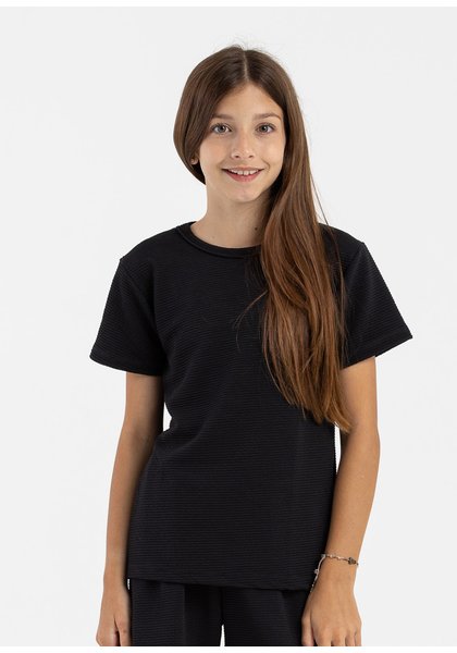 camiseta infantil preco qualidade turim preto 2