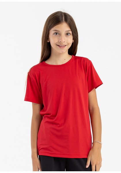 camiseta infantil preco qualidade uv vermelha