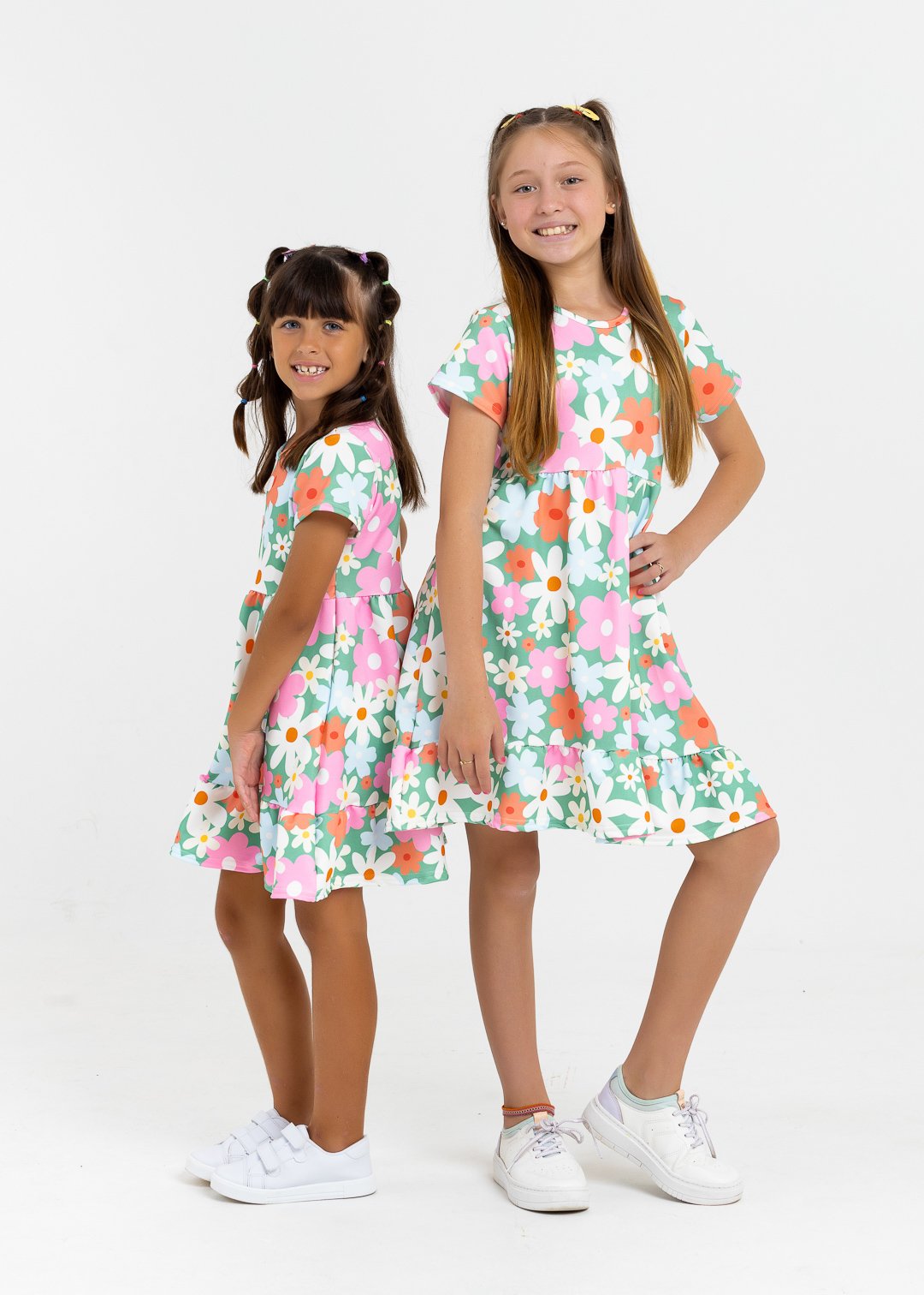 comprar moda infantil direto de fabrica online brilha kids vestido ursinhos floral