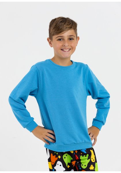 comprar moda infantil direto de fabrica online brilha kids casaco azul