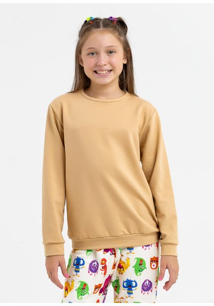 comprar moda infantil direto de fabrica online brilha kids casaco bege 2