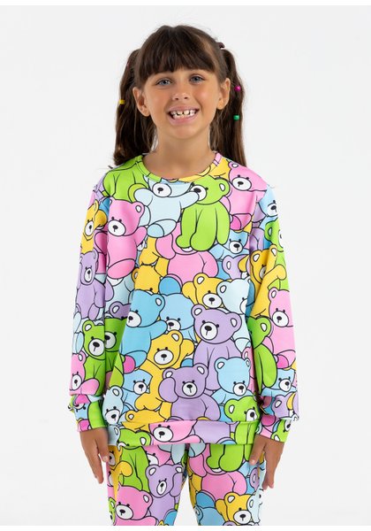 comprar moda infantil direto de fabrica online brilha kids casaco ursinhos