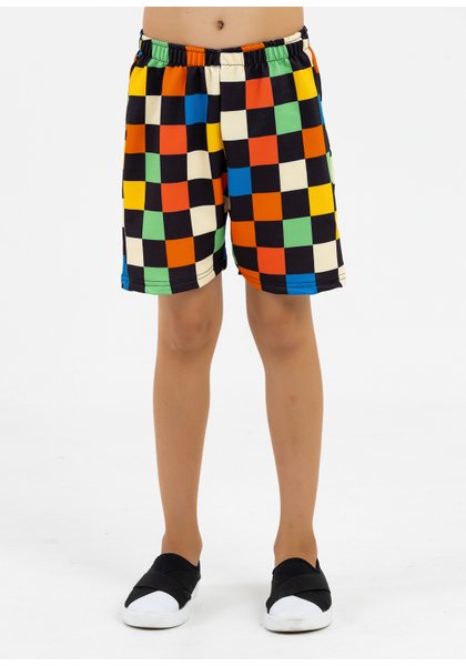 comprar moda infantil direto de fabrica online brilha kids bermuda xadrez