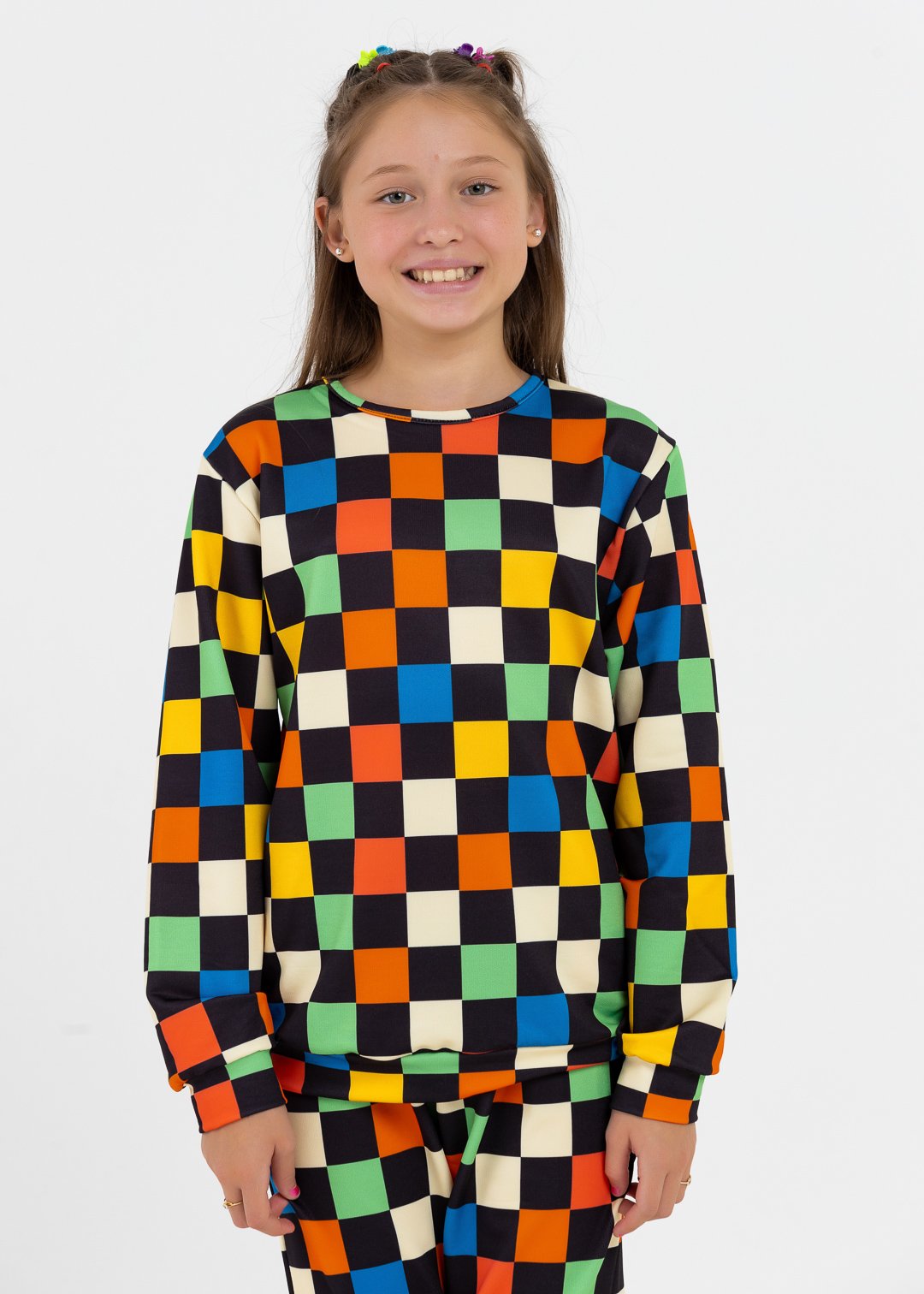 comprar moda infantil direto de fabrica online brilha kids casaco xadrez