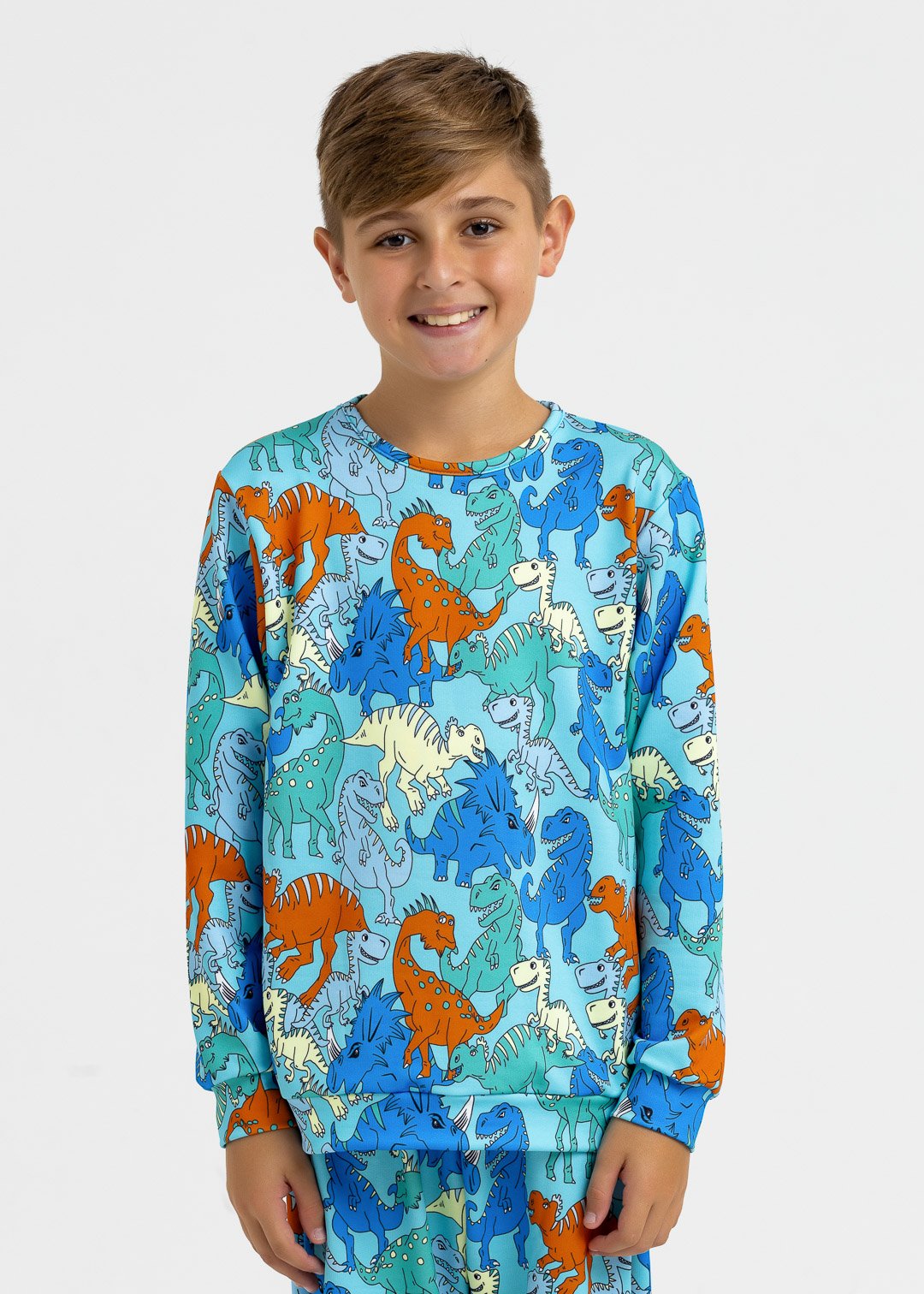 comprar moda infantil direto de fabrica online brilha kids csaco dinossauros azuis