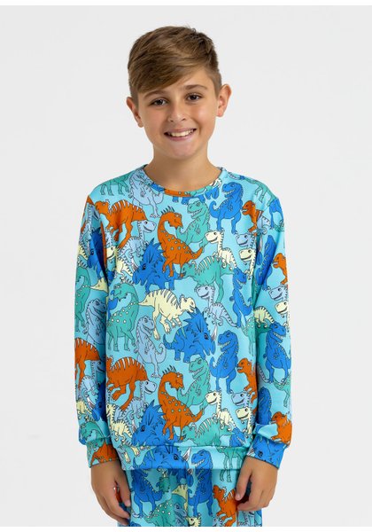 comprar moda infantil direto de fabrica online brilha kids csaco dinossauros azuis