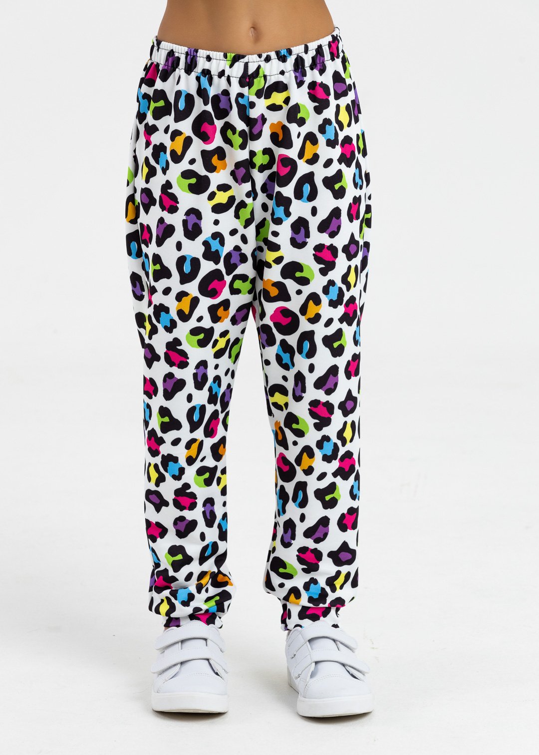 comprar moda infantil direto de fabrica online brilha kids onca colorida calca