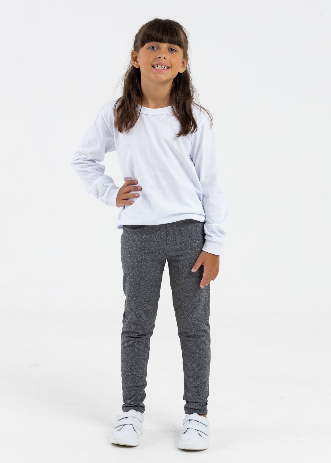comprar moda infantil direto de fabrica online brilha kids legging suplex mescla escuro 3