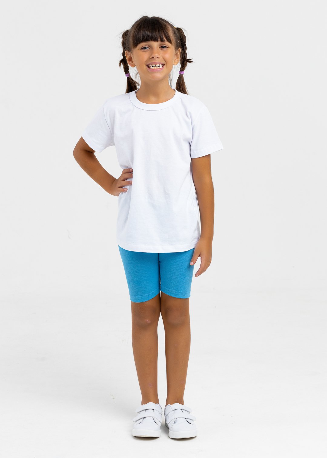 comprar moda infantil direto de fabrica online brilha kids ciclista azul turqueza
