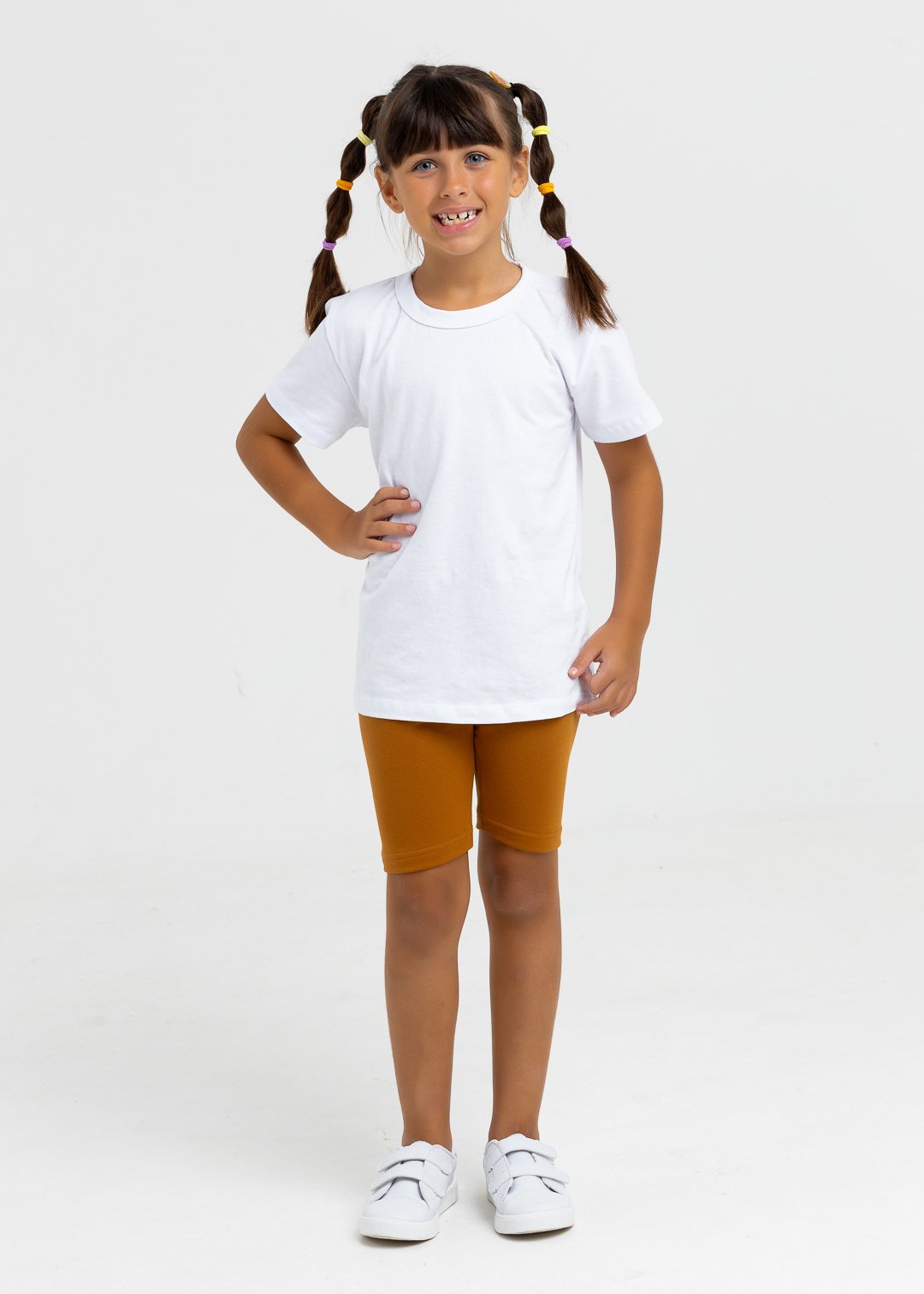 comprar moda infantil direto de fabrica online brilha kids ciclista marrom escuro
