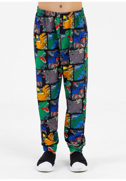 comprar moda infantil direto de fabrica online brilha kids dinossauro quadrinhos calca