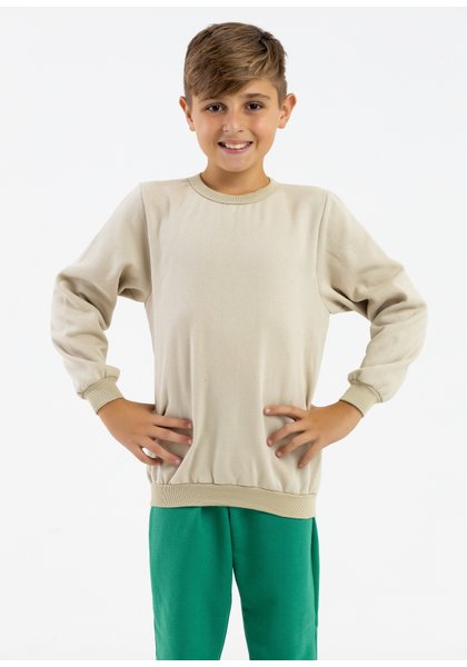comprar moda infantil direto de fabrica online brilha kids casaco bege 2