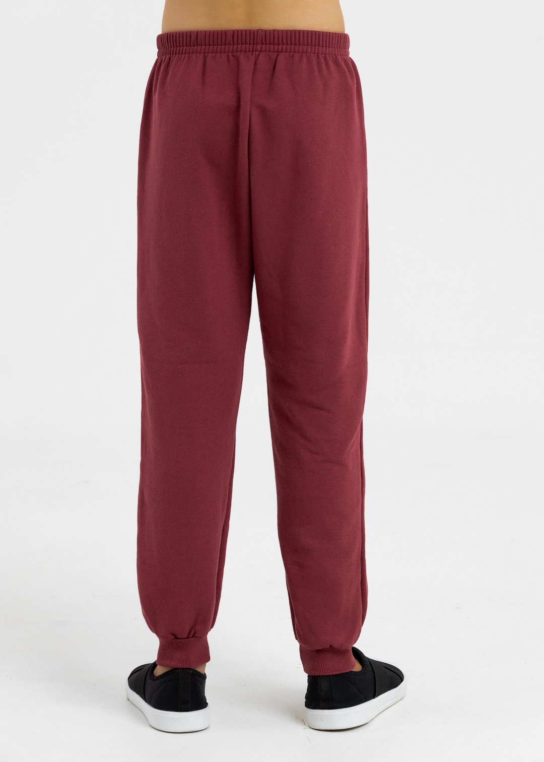 comprar moda infantil direto de fabrica online brilha kids calca moletom bordo 2