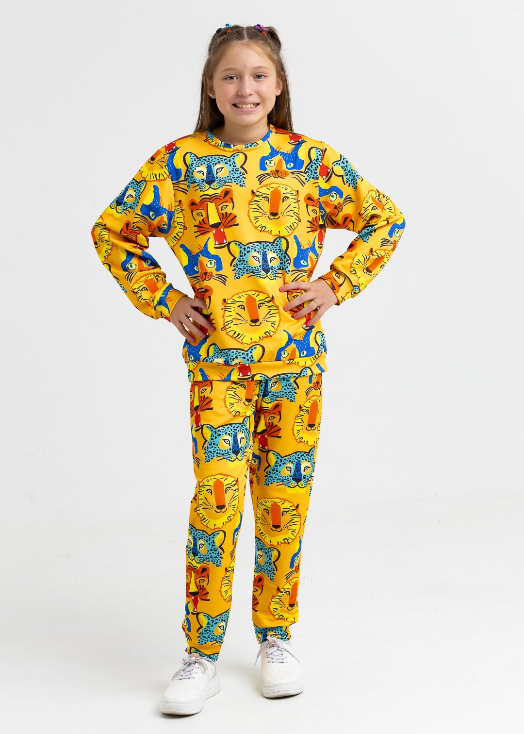 comprar moda infantil direto de fabrica online brilha kids molecotton animais tropicais tigre amarelo 3