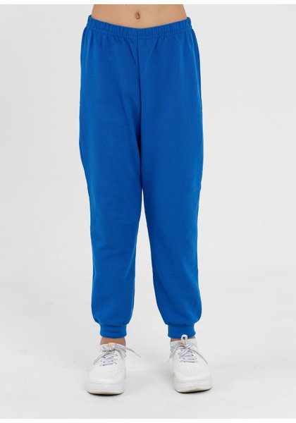 comprar moda infantil direto de fabrica online brilha kids molecotton calca azul royal