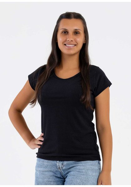 comprar moda infantil direto de fabrica online brilha kids camiseta feminina canelada preto