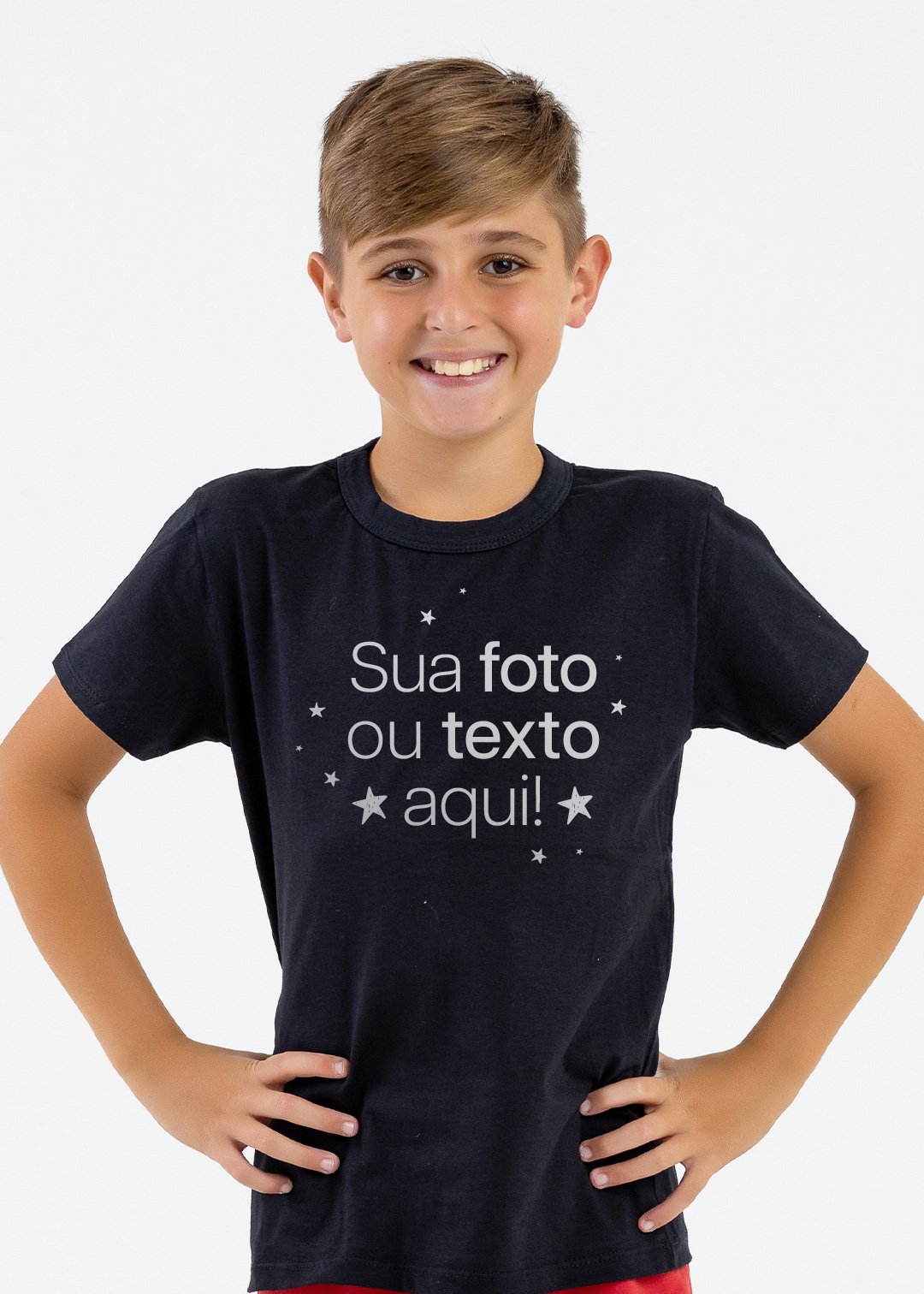 camiseta infantil personalizada brilha kids 14